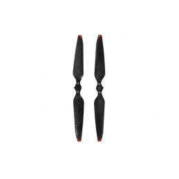 Carbon Fiber Vrtule Low-Noise - pár (Mavic 3) (Orange Tips 2ks) - 2