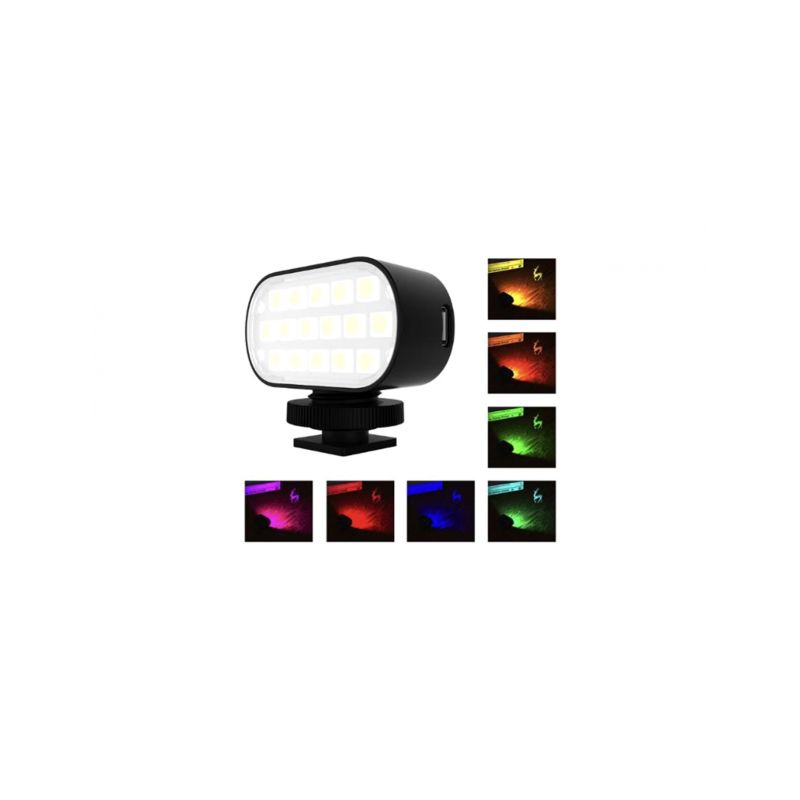 MINI Adjustable RGB LED Light (vč Aku) - 1