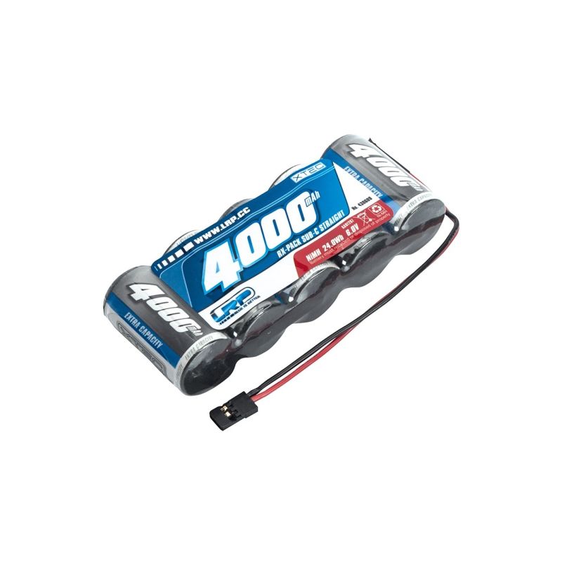 XTEC 1/5 RX-sada placka SubC NiMH - JR - 6.0V - 4000mAh - 1