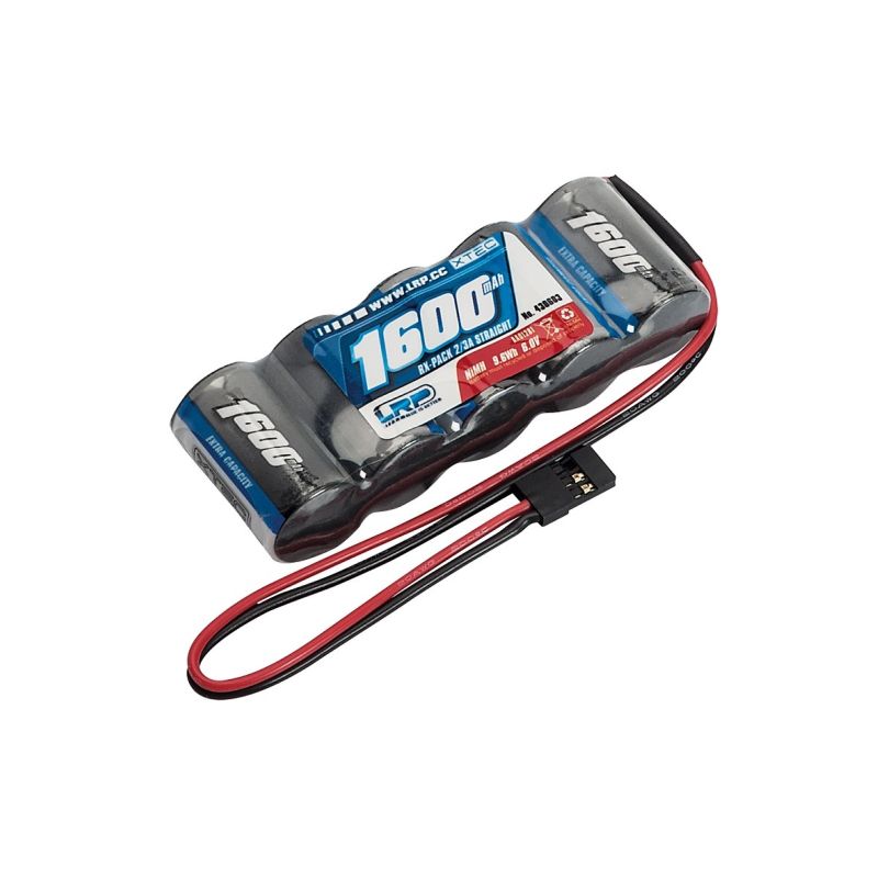 XTEC RX-pack Straight 2/3A NiMH - JR - 6.0V - 1600mAh - 1