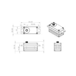 HBL599SL (0.09s/60°, 23.0kg.cm) - 2