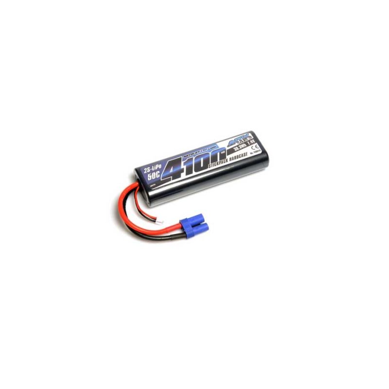 ANTIX by LRP 4100mAh - 7.4V - 50C LiPo Car Stickpack Hardcase - EC5 konektor - 1