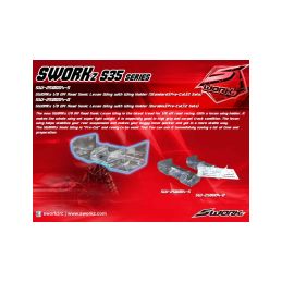 SWORKz 1/8 Off Road SONIC lexanové křídlo předříznuté (Standard), 2 ks - 3