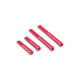 Hliníkové sloupky karoserie s magnety pro drift 1/10, červená - 1