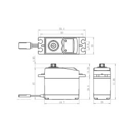 SG-0351+ Digitální servo (4,1kg-0,17s/60°) - 2