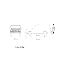 ABS karoserie DISCO 313 mm - 7