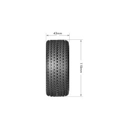 SC-MAGLEV 1/10, 12mm, 14mm a 17mm odnímatelný hex, Černé disky, 2 ks - 3