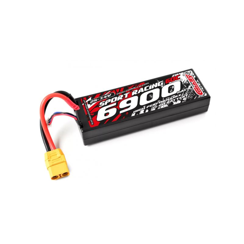 Sport Racing 60C - 6900mAh - 2S - 7,4V - LiPo Stick Hardcase - XT90 - 1