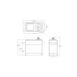 DH85W High-torque Digital servo (85 kg-0,15s/60°) - 6