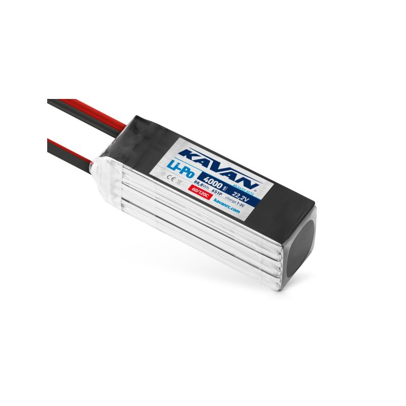 KAVAN - Li-Po 4000 mAh/22,2 V 60/120C, 88,8 Wh - 1