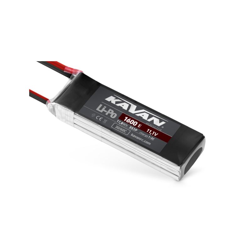 KAVAN Li-Po 1600mAh/11,1V 30/60C Air pack - 1