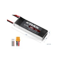 KAVAN Li-Po 1600mAh/11,1V 30/60C Air pack - 2