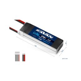 KAVAN Li-Po 3700mAh/14,8V 40/80C 54,8Wh - 2