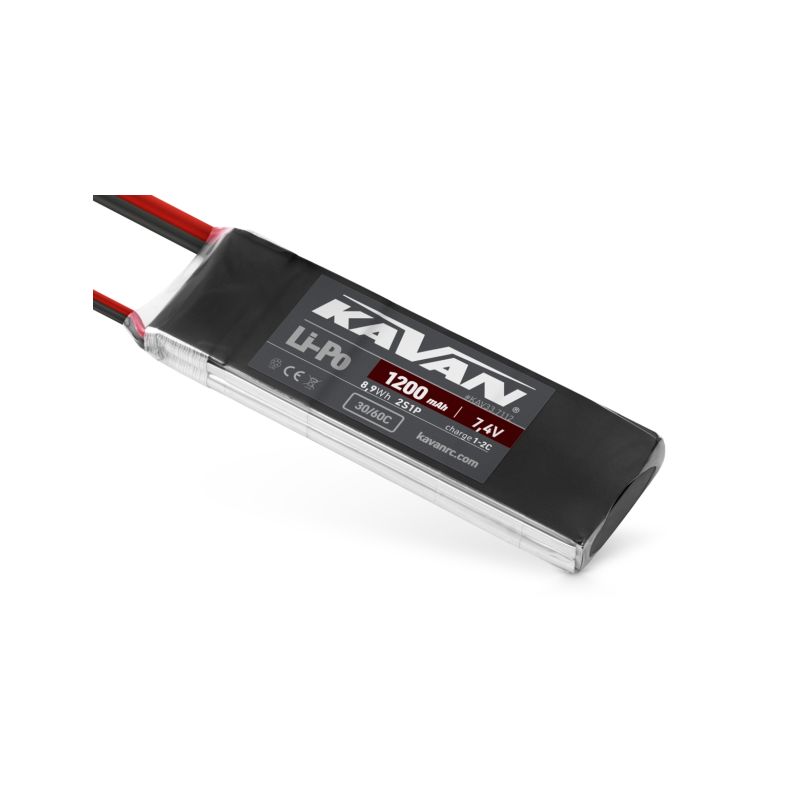 KAVAN Li-Po 1200mAh/7,4V 30/60C Air pack - 1