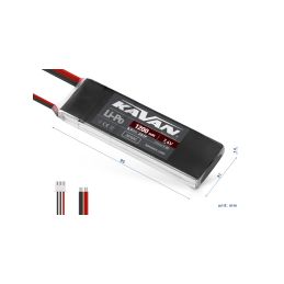 KAVAN Li-Po 1200mAh/7,4V 30/60C Air pack - 2