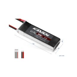 KAVAN Li-Po 2200mAh/11,1V 30/60C Air pack - 2