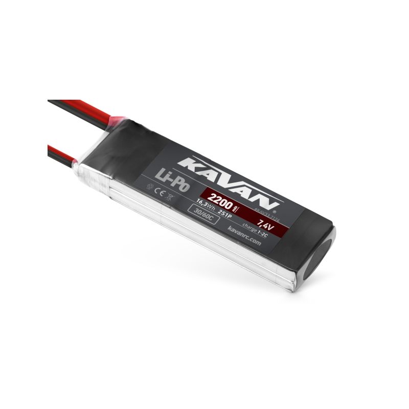 KAVAN Li-Po 2200mAh/7,4V 30/60C Air pack - 1