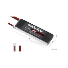 KAVAN Li-Po 1800mAh/7,4V 30/60C Air pack - 2