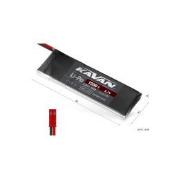 KAVAN Li-Po 1200mAh/3,7V 30C JST - 2