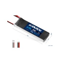 KAVAN Li-Po 5000mAh/7,4V 40/80C 37,0Wh - 2