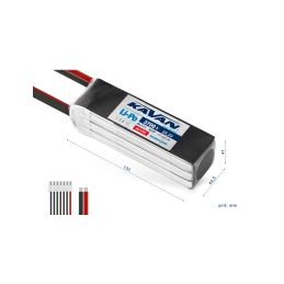 KAVAN - Li-Po 3700 mAh/22,2 V 60/120C, 82,1 Wh - 2