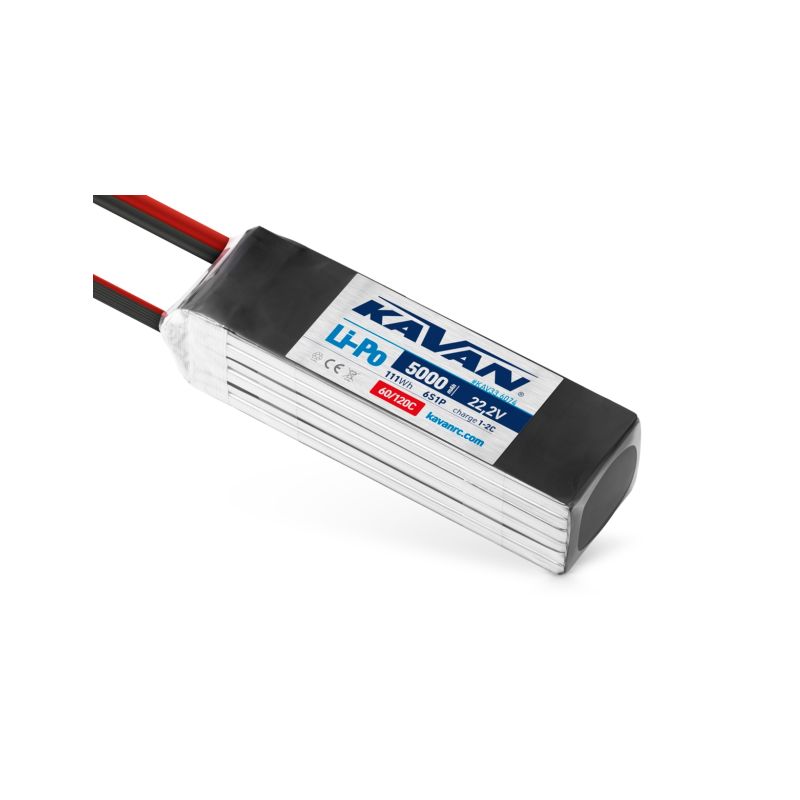 KAVAN - Li-Po 5000 mAh/22,2 V 60/120C, 111 Wh - 1