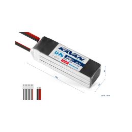 KAVAN - Li-Po 5000 mAh/22,2 V 60/120C, 111 Wh - 2