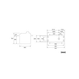 Futaba S-C300 (9,6kg 0,12s/60°) - 4