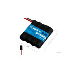 KAVAN NiMH 350mAh/4,8V Rx pack - 2