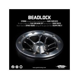 1.9 Aluminium CNC 5 Spoke Beadlock Rim, 2ks - 3