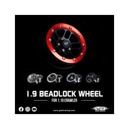 1.9 Aluminium CNC 5 Spoke Beadlock Rim, 2ks - 6