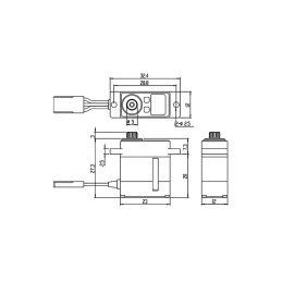 SV-1232MG HiVOLT Digitální servo (5 kg-0,05s/60°) - 2