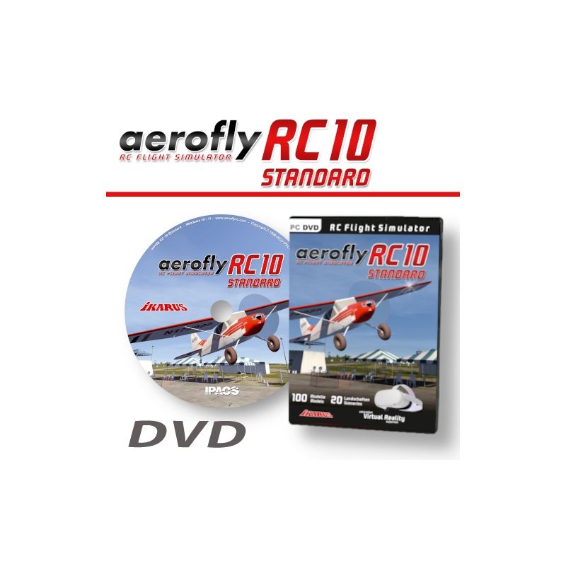 Aerofly RC10 STANDARD - DVD pro Win 10/11 - 1