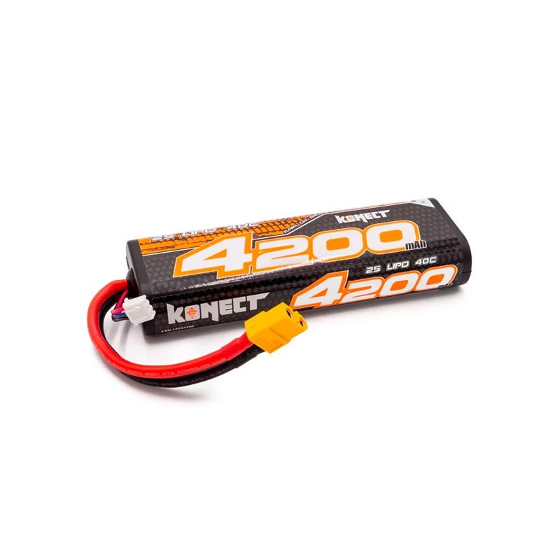 KONECT LiPo 4200mah 7.4V 40C 2S1P 31Wh (XT60) - 1